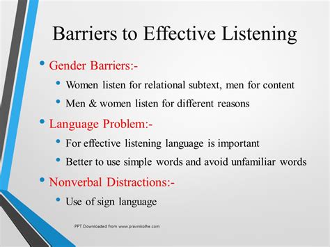 Listening Barriers In The Workplace