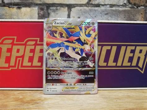 Carte Pokemon Zacian Vstar Z Nith Supr Me Pokemon Beebs