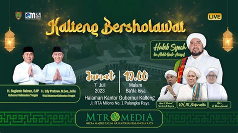 Kalteng Bersholawat Bersama Habib Syech Bin Abdul Qodir Assegaf Youtube