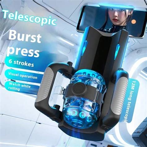 Thrusting High Speed Male Masturbator Machine Automatic Telescopic Vagina Masturbation Cup Sex