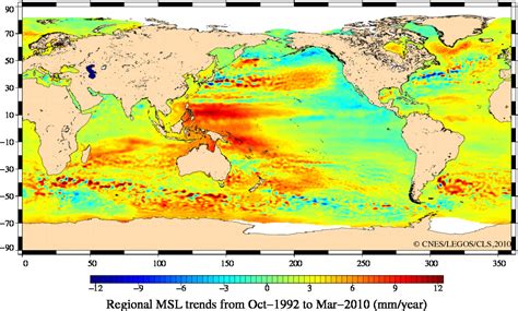 esa  sea level trends