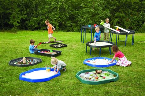 Outdoor Sand And Water Tray Active World Trays And Mats Sand And Water