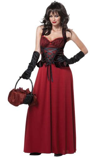 Gothic Red Riding Hood Adult Costume