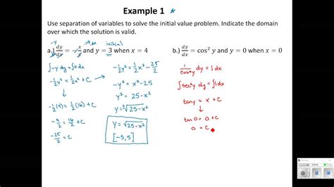 Ap Calc Bc Section 74 Exponential Growth And Decay Youtube