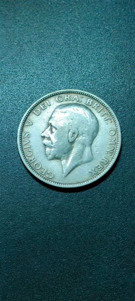 Vintage UK King George V 1 Florin Silver Coin 1935 Hobbies Toys