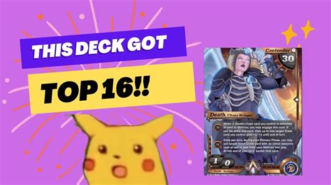 Alpha Clash TCG Top 16 Deck Profile With Pika Girl YouTube