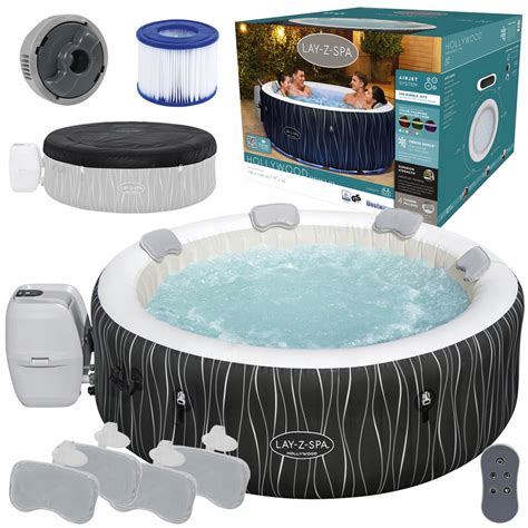 Spa Basen Dmuchany Z Hydromasa Em Osobowe Jacuzzi W Bestway