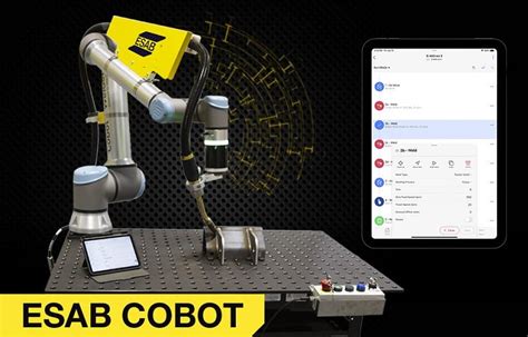 ESAB Cobot Simplifies Automated Welding With App Based Software