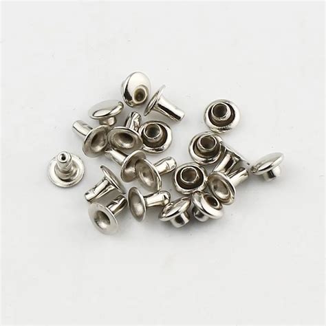 6 8 10 12 Mm Clothing Button Metal Snap Flat Head Rivet Buy Flat