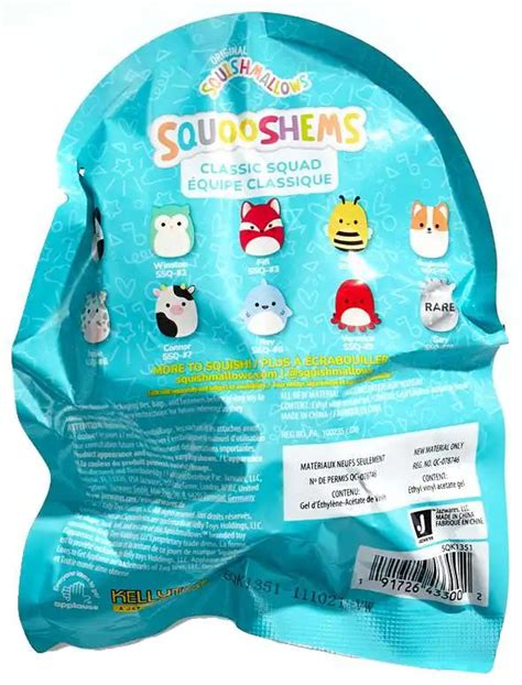 Squishmallows Squooshems Series Mystery Pack Random Squishy Figure