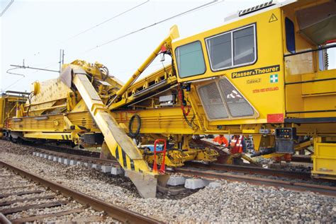 Plasser And Theurer Technology Bettungsreinigung Excavating The