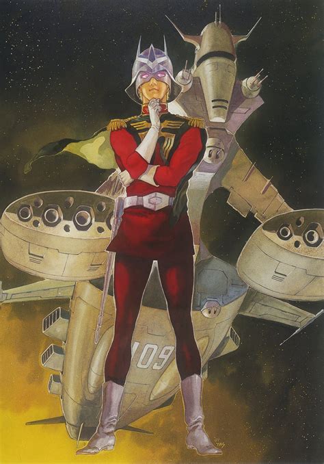 Char Aznable Gundam And 1 More Drawn By Yasuhiko Yoshikazu Danbooru