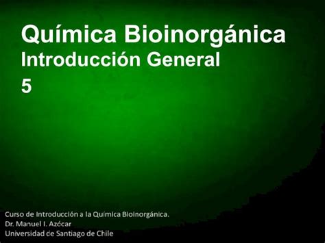 Pdf Qu Mica Bioinorg Nica Cin Tica Enzim Tica