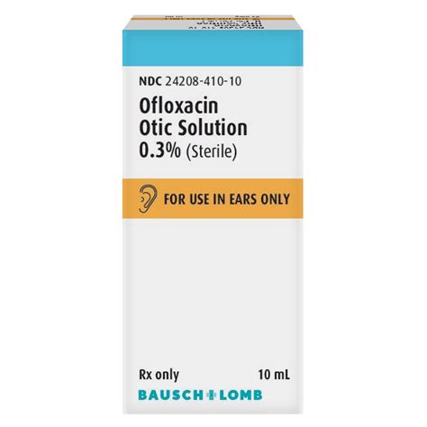 Ofloxacin Otic Solution 03 10ml