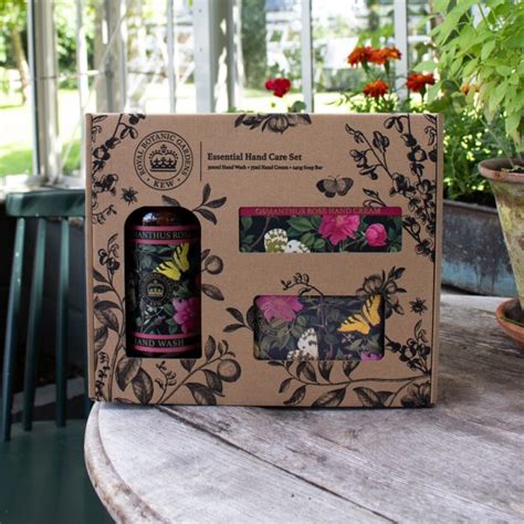 Kew Gardens Osmanthus Rose Essential Hand Care Gift Box