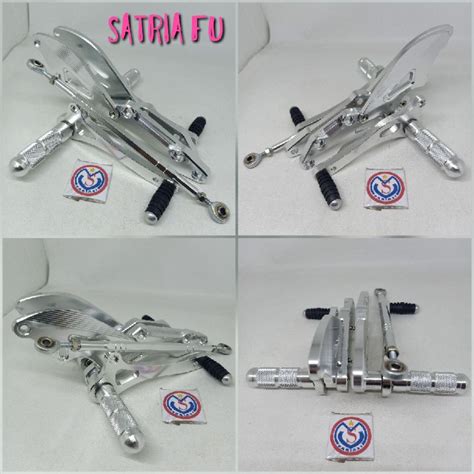 Jual STEP UNDERBONE SATRIA FU FOOTSTEP SATRIA MODEL NUI SILVER EDITION