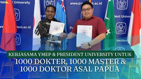 YMEP President University Sepakat Jalin Kerjasama Untuk 1000 Dokter