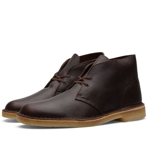 Clarks Originals Desert Boot Brown Tumbled Leather | END. (US)