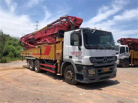 2019 Good Original Quality 49m Concrete Pump Truck Pump Mixer Plant On