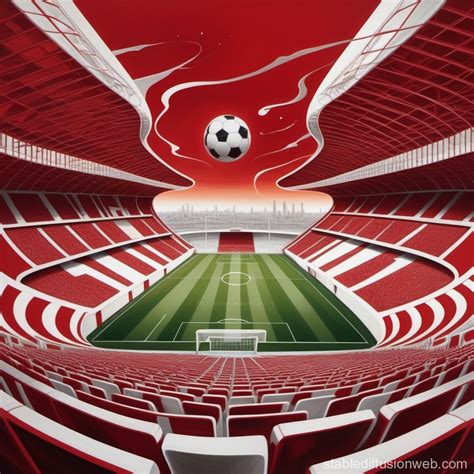 Ultrarealistic Soccer Stadium Interior Stable Diffusion Online