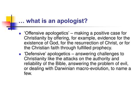 Ppt What Is Apologetics Powerpoint Presentation Free Download Id