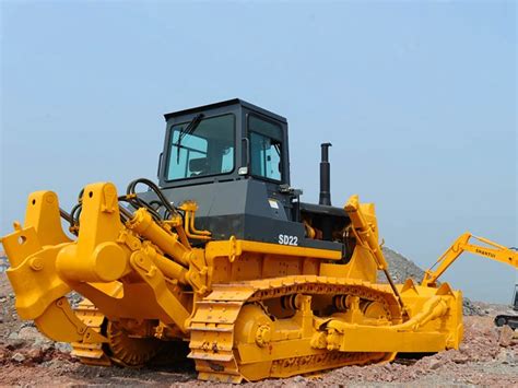 Shantui Crawler Bulldozer SD22 220HP Dozer Machine With Single Shank