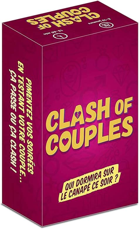 Clash of Couples Jeu de Cartes Couples pour Apéro Soirées Jeu de