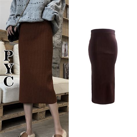 Jual Skirt Knit Korea Rok Span Rajut Premium BISA COD Shopee Indonesia