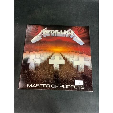 METALLICA MASTER OF PUPPETS VINYL RECORD