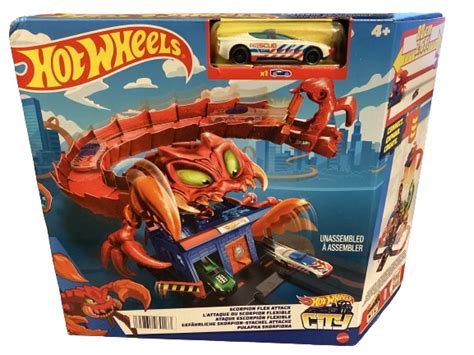 Tor Mattel Hot Wheels City Pu Apka Skorpiona Hdr Allegro Pl