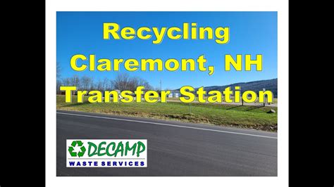 Recycling At The Claremont NH Transfer Station YouTube