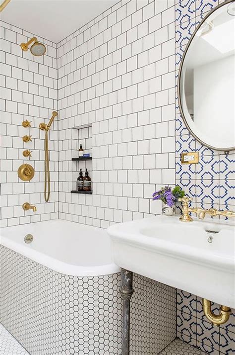 25 Ways To Mix And Match Tiles In Bathrooms Digsdigs