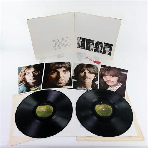 Bid Now Beatles White Album Lp With Photos And Poster January 6