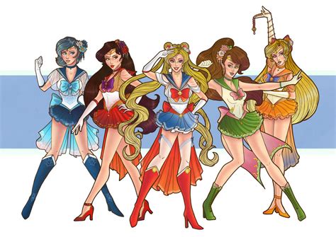 Sailor Scouts By Amy Hands On Deviantart