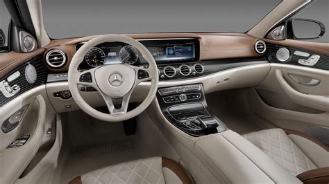 2017 Mercedes Benz E Class Interior Revealed All Glass Dash Display Video