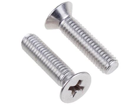 Stainless Steel Slotted Countersunk Flat Head Bolt M M With Fully