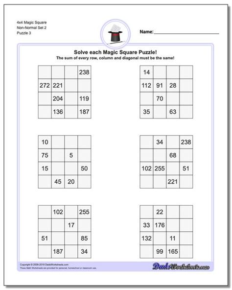 4x4 Magic Square