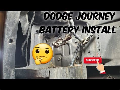 How To Install A Replacement Battery 2013 Dodge Journey YouTube