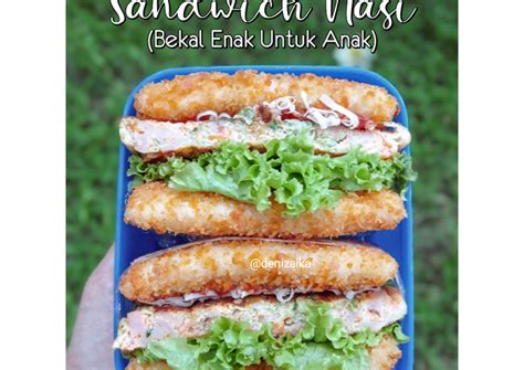 Resep Sandwich Nasi Bekal Enak Untuk Anak Oleh Deniza Ika Cookpad