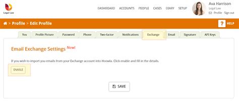 Connect up your Email account using Exchange Server or Office 365 ...