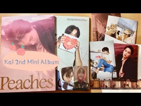 Unboxing Kai Nd Mini Album Peaches Peaches And Kisses Photobook Ver