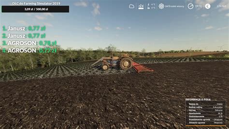 Bronowanie pól ursusem C 360 Farming Simulator 2019 początek nowej seri