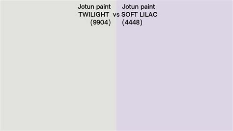 Jotun Paint TWILIGHT Vs SOFT LILAC Side By Side Comparison