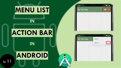 How To Create Menu List In Android Studio Android Beginner Tutorial