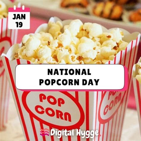 National Popcorn Day Digital Hygge