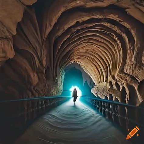 Image Of Dramatic Underground Caves