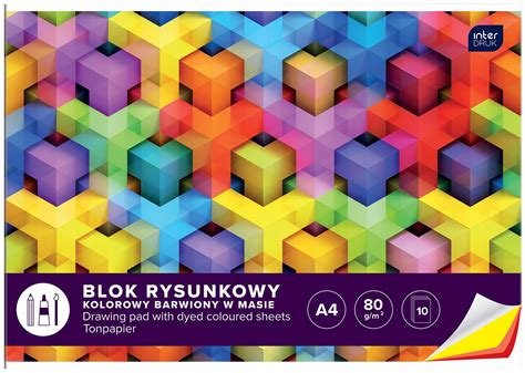 Interdruk Blok Rysunkowy A Kolor W Kolorowy Premium