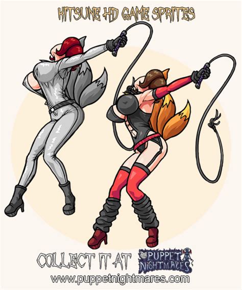 Kitsune HD Damaged Game Sprite By Phoenixignis Hentai Foundry