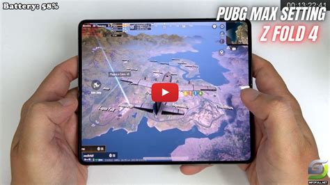 Samsung Galaxy Z Fold Test Game Pubg Max Setting Fps Battery Drain