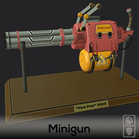 Artstation Minigun